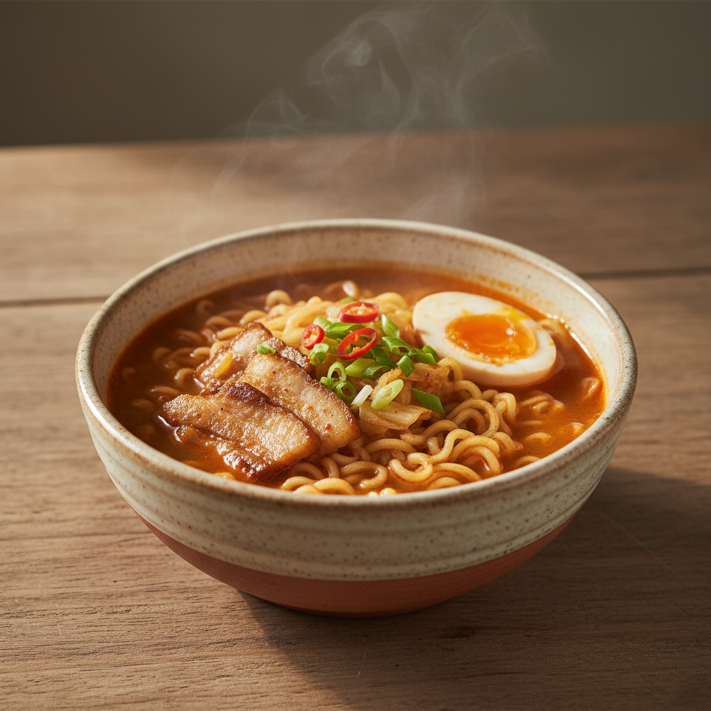 Ảnh món Mì gói nấu kiểu Hàn Ramyeon