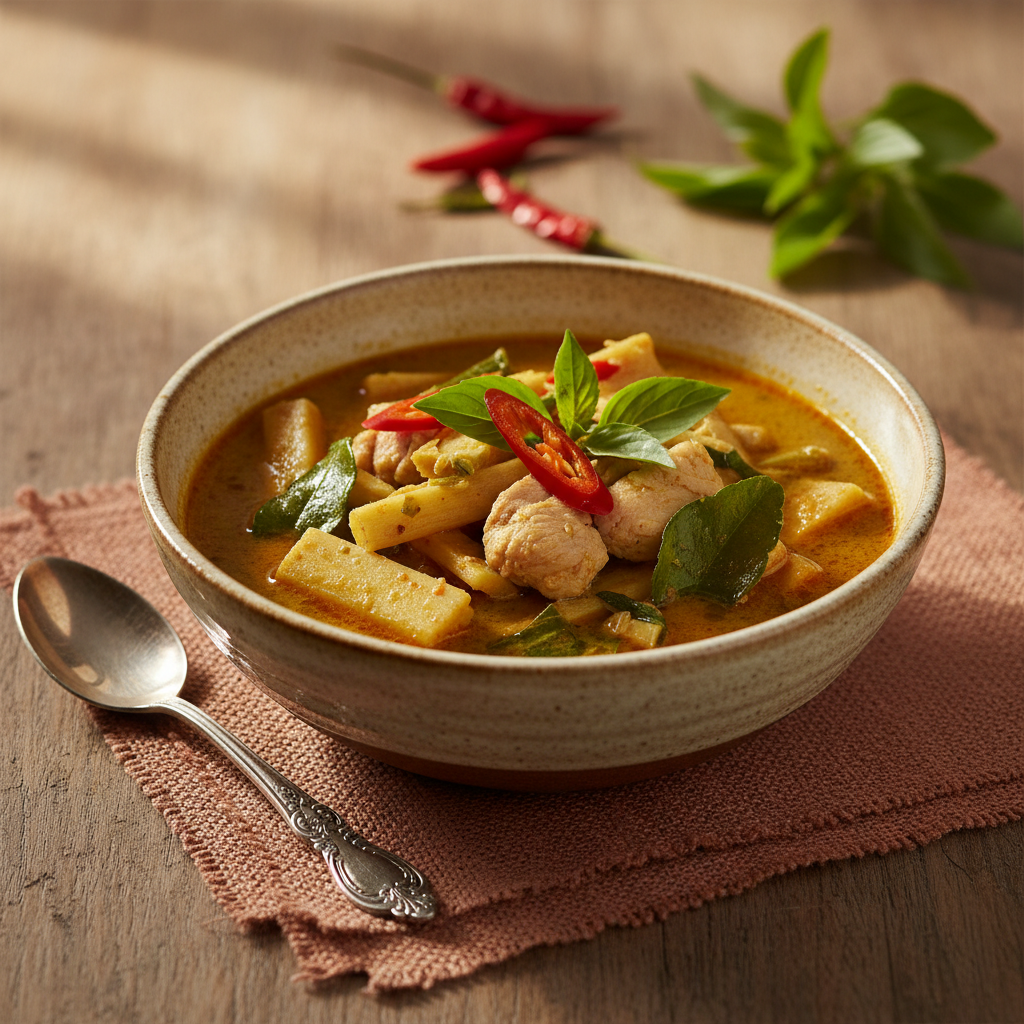 Ảnh món Canh măng lá yanang Isan