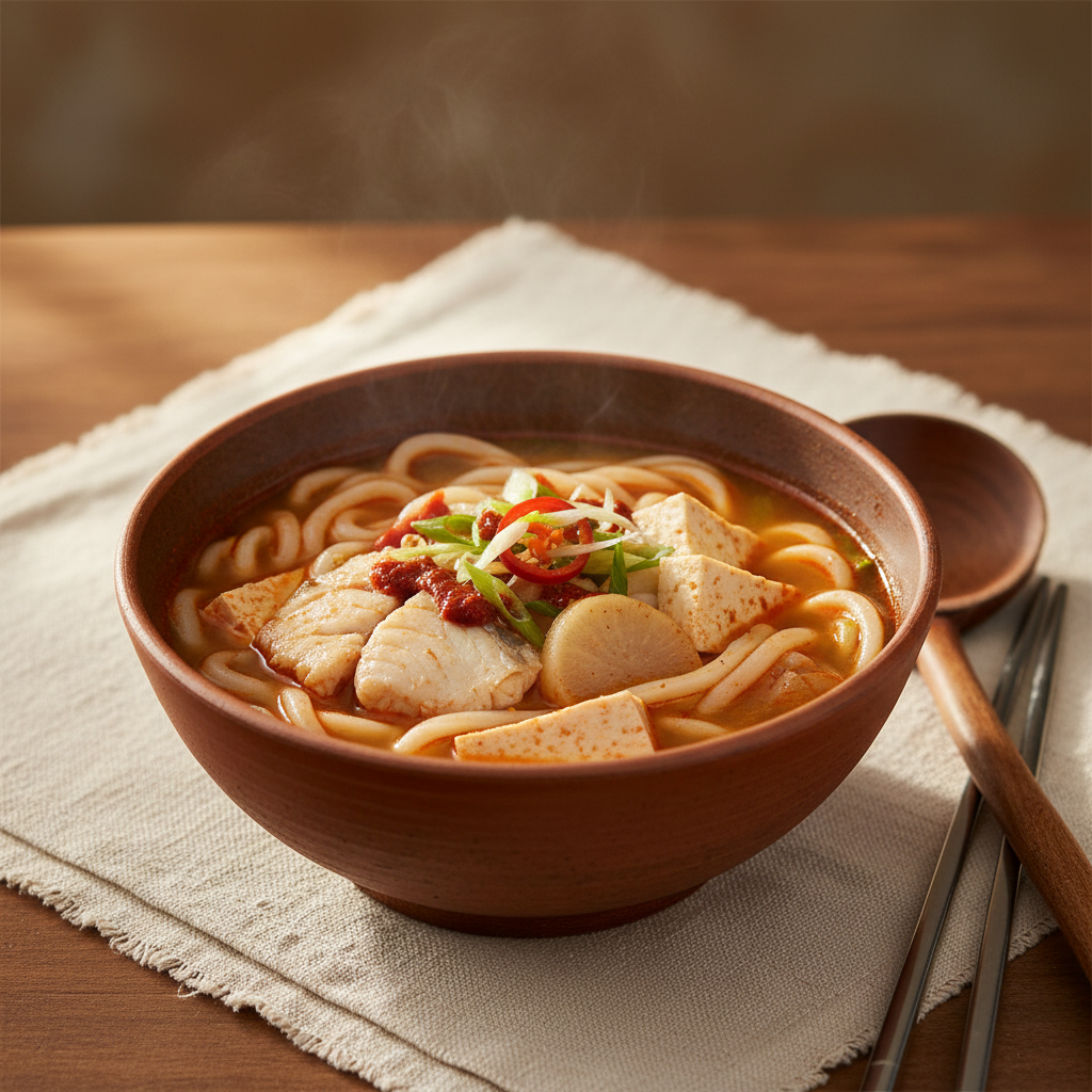Ảnh món Canh cá tươi tương ớt Saengseon jjigae