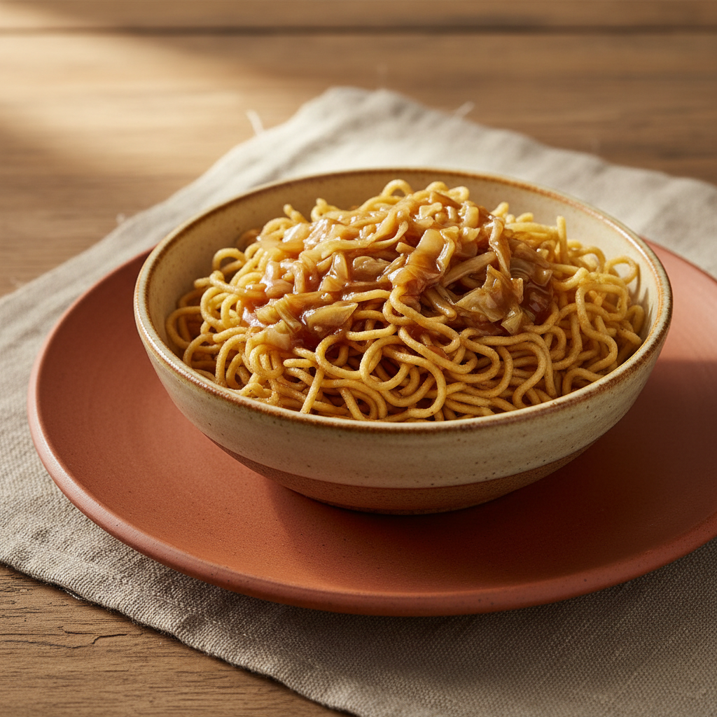 Ảnh món Mì chiên giòn xốt sánh Sara udon