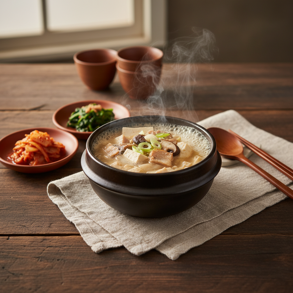 Ảnh món Canh tương đậu lên men Cheonggukjang