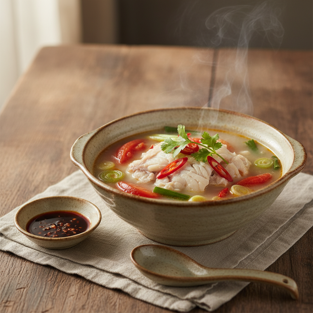 Ảnh món Cá nấu canh chua đỏ Quý Châu