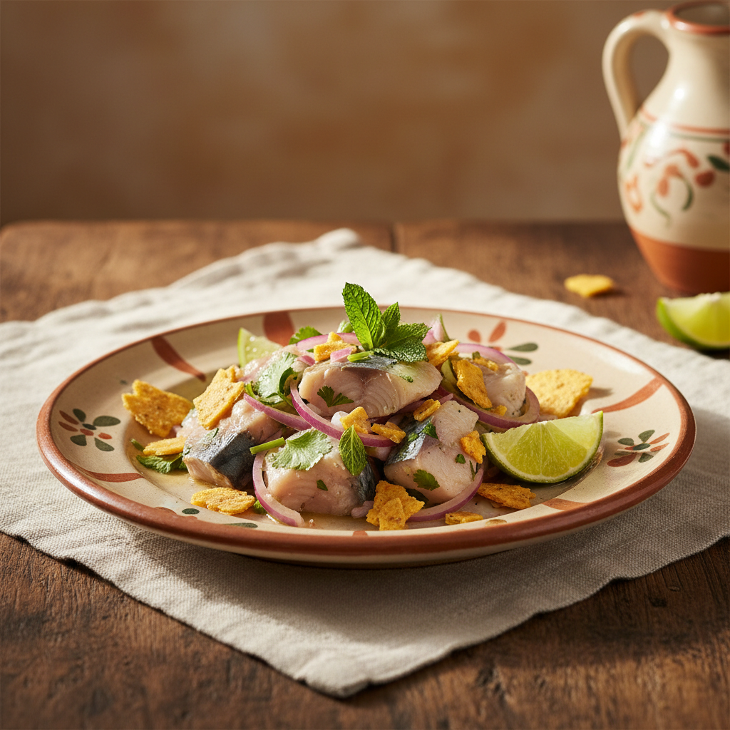 Ảnh món Gỏi cá thu miếng Ceviche de sierra