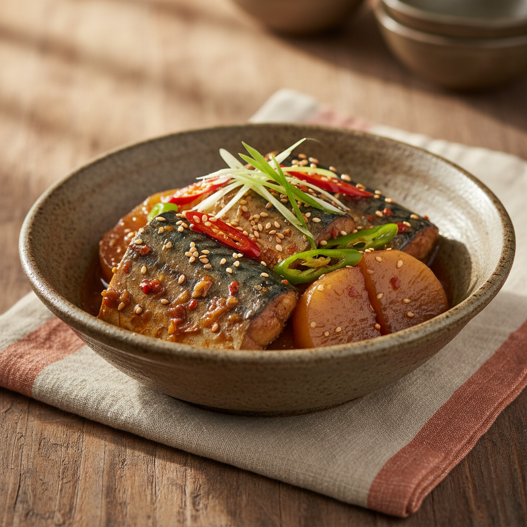 Ảnh món Cá kho nước tương Saengseon jorim