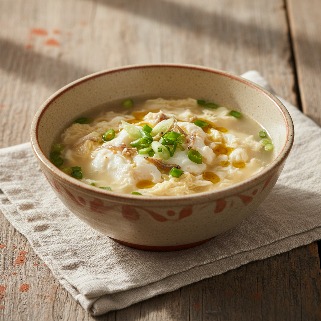 Ảnh món Canh trứng vân mây Gyeran guk