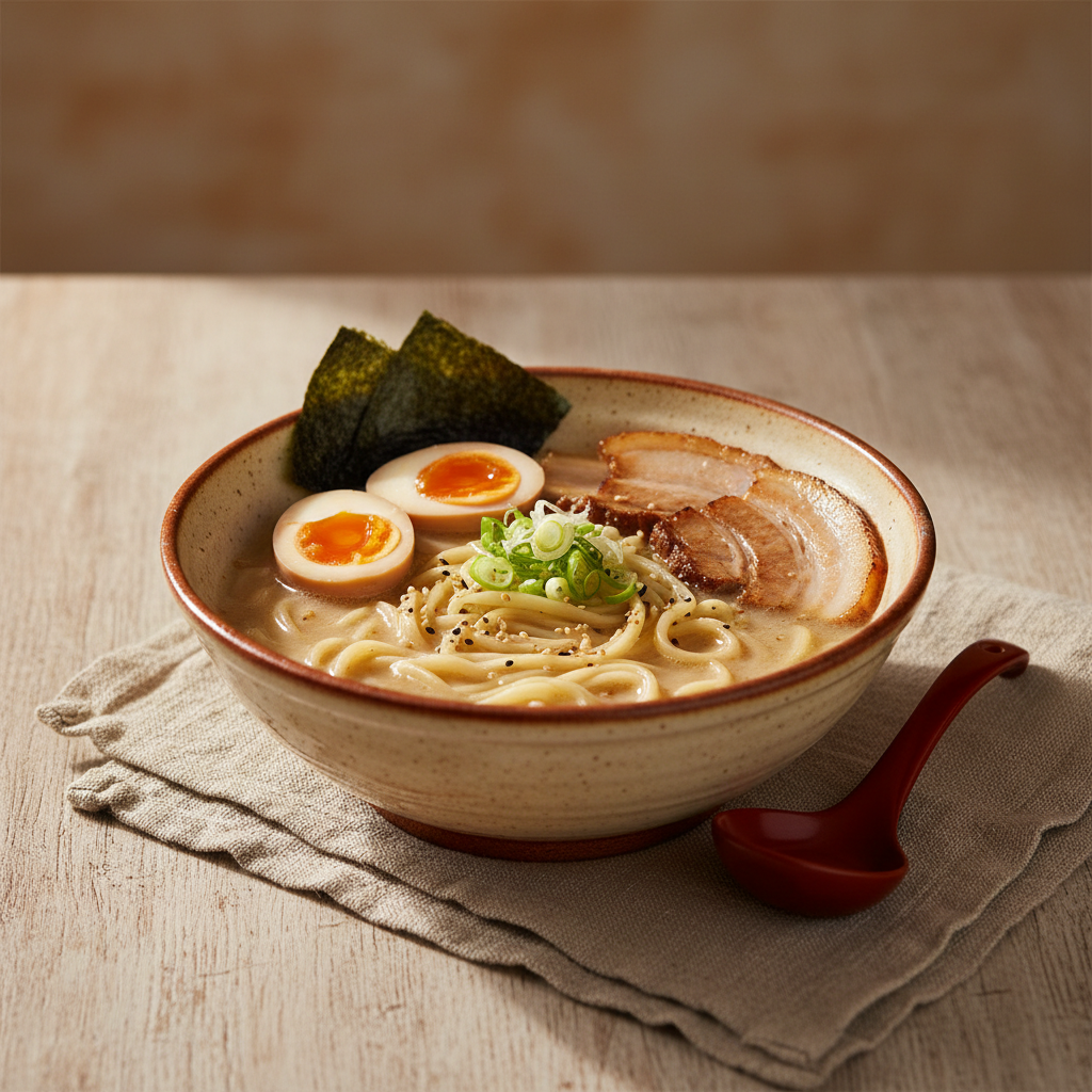 Ảnh món Mì ramen xương heo Hakata