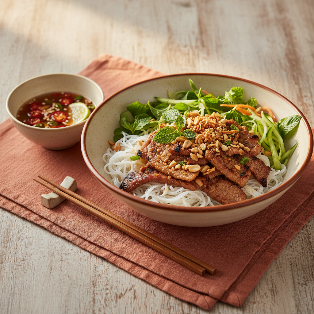 Ảnh món Bún thịt nướng