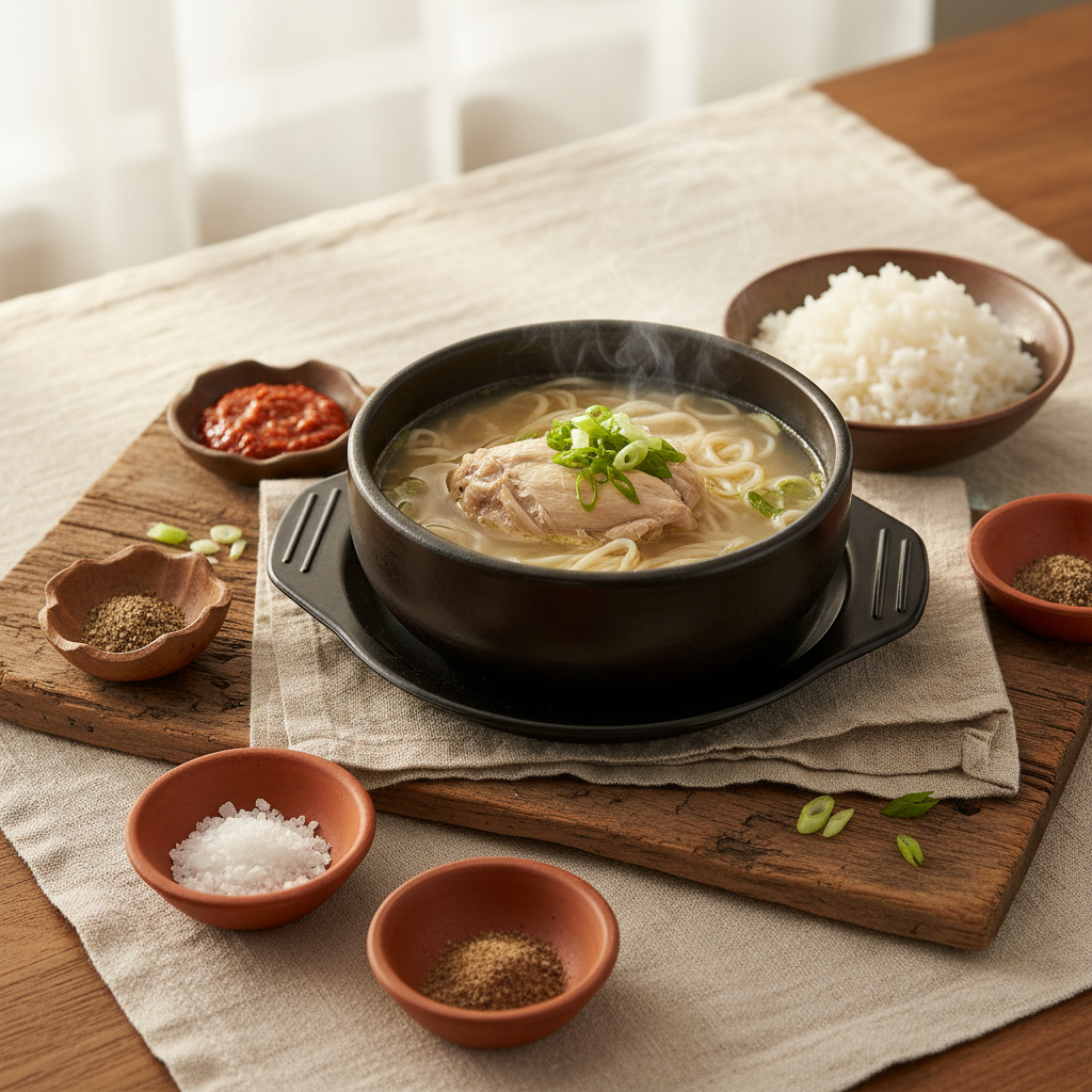 Ảnh món Cơm chan canh gà hầm Dak gomtang