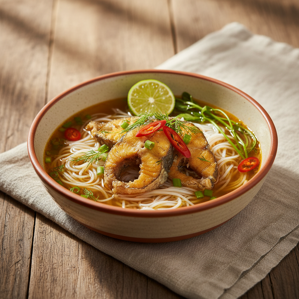 Ảnh món Bún cá rô đồng