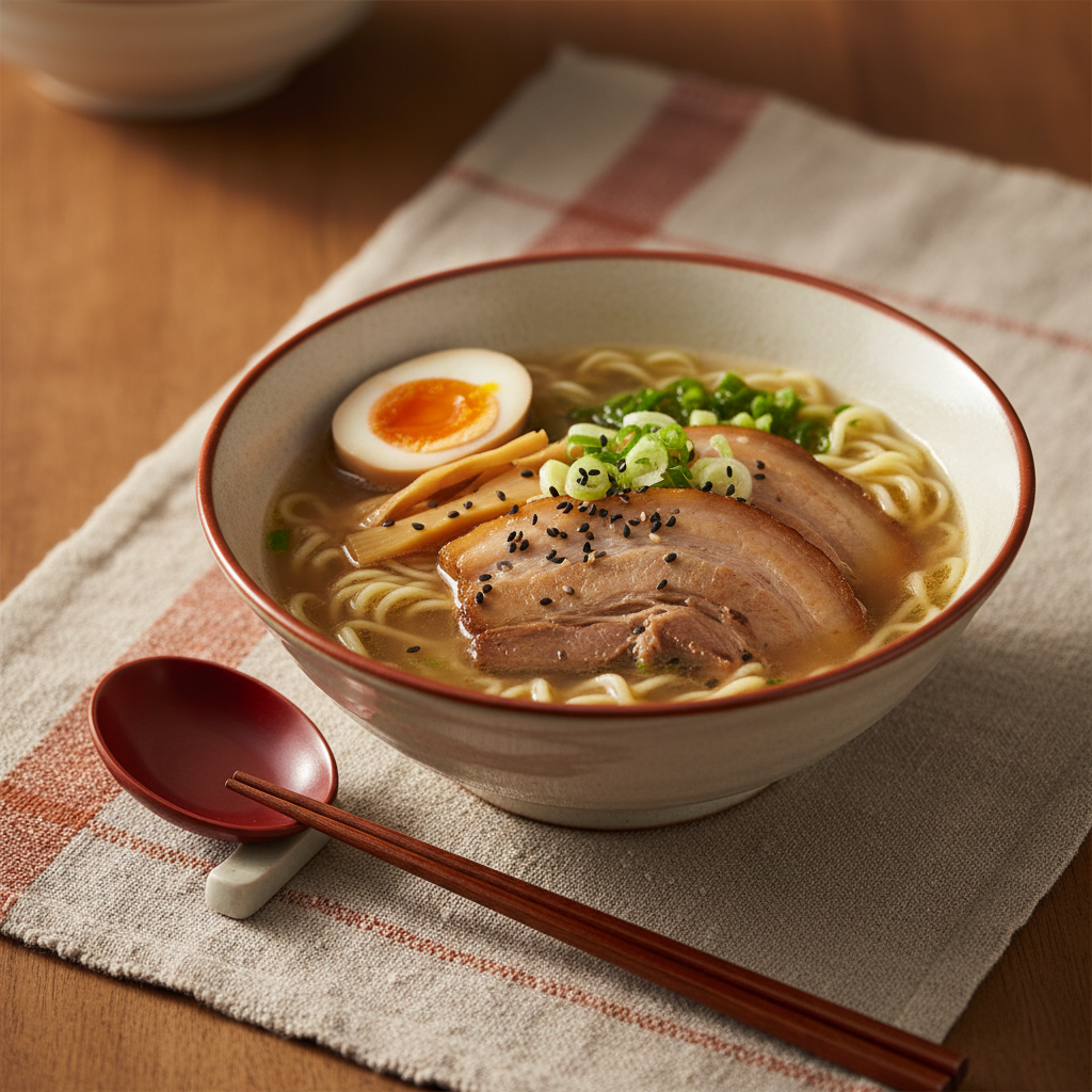 Ảnh món Mì ramen mỡ heo Onomichi