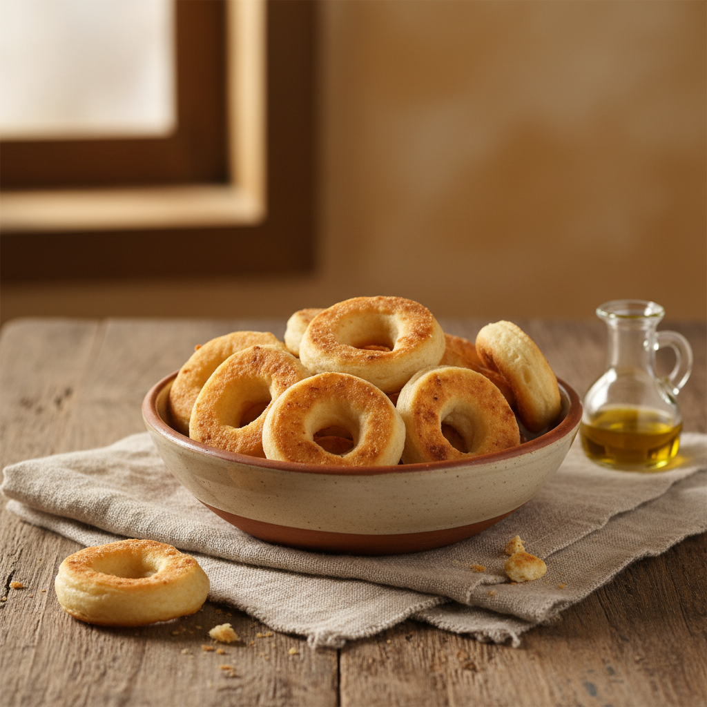 Ảnh món Bánh vòng giòn Taralli pugliesi
