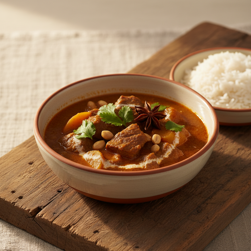 Ảnh món Cà ri Massaman bò