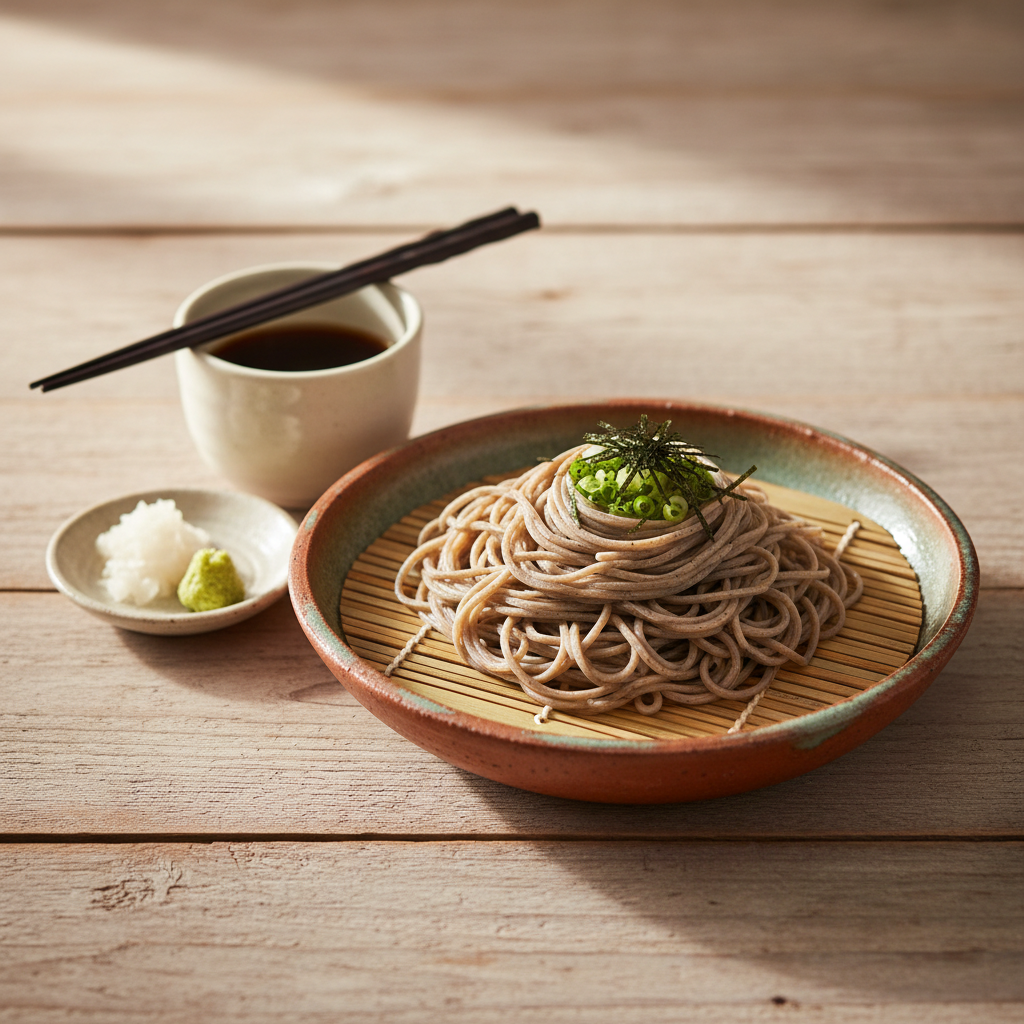 Ảnh món Mì soba lạnh chấm tương
