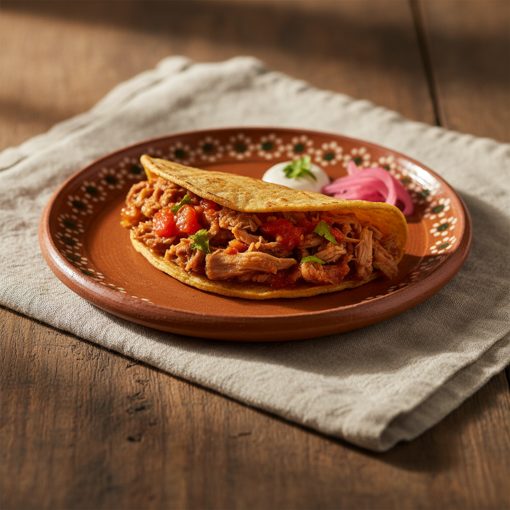 Ảnh món Taco thịt om nhiều loại Tacos de guisado