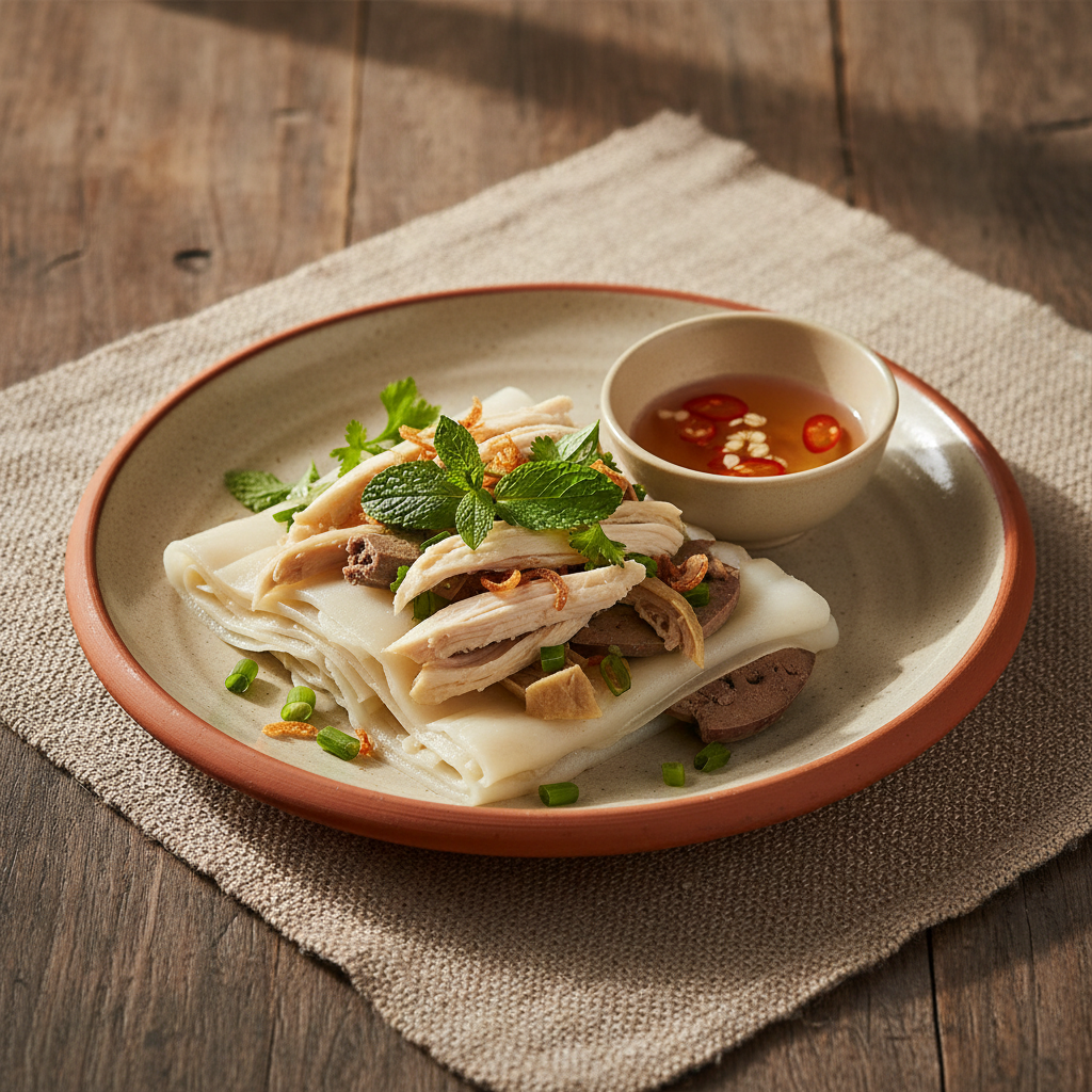 Ảnh món Bánh ướt lòng gà