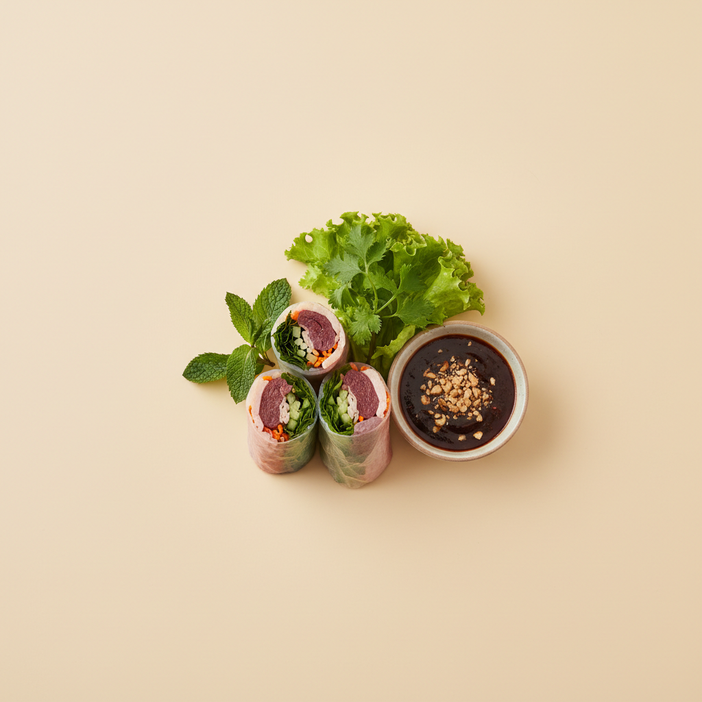 Ảnh Bánh tráng cuốn vịt