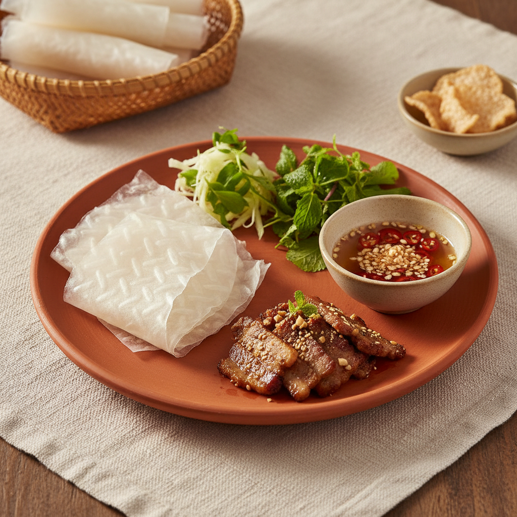 Ảnh món Bánh tráng phơi sương Trảng Bàng
