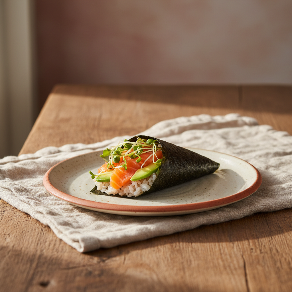 Ảnh món Sushi cuốn tay Temaki