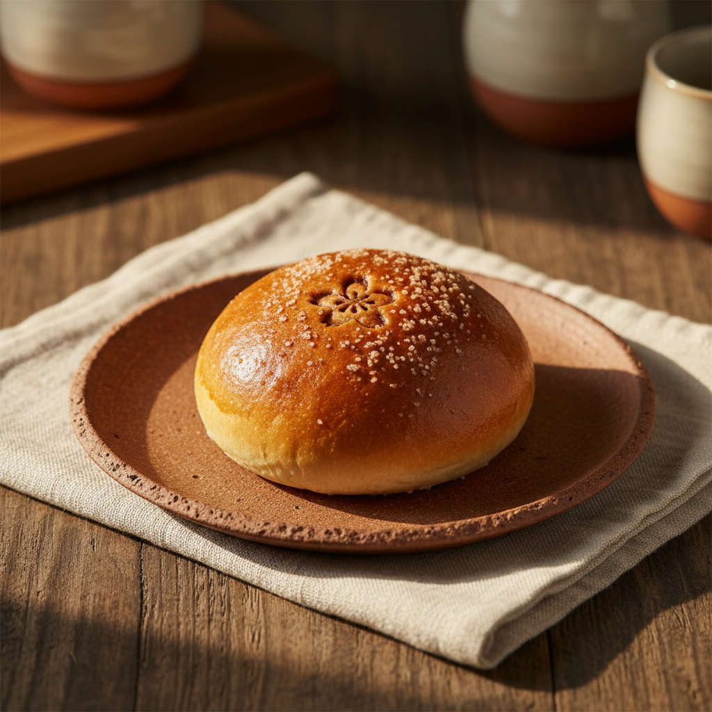 Ảnh món Bánh mì nhân đậu đỏ Anpan