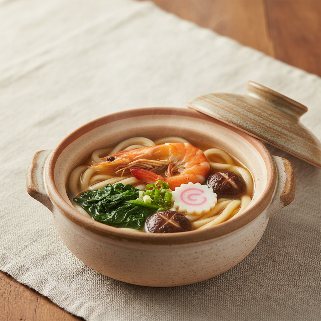 Ảnh món Mì udon nồi đất Nabeyaki udon