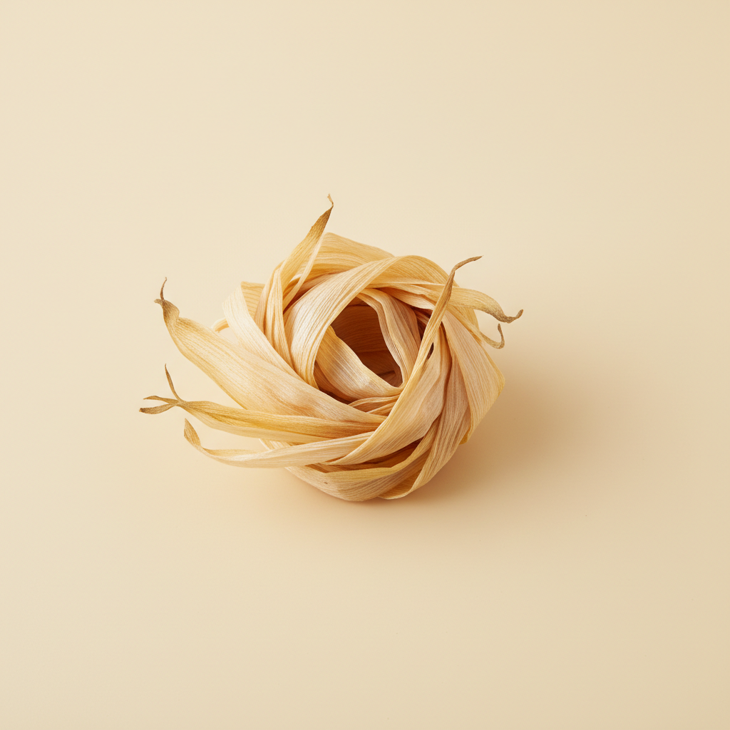 Photograph of Dried corn husks