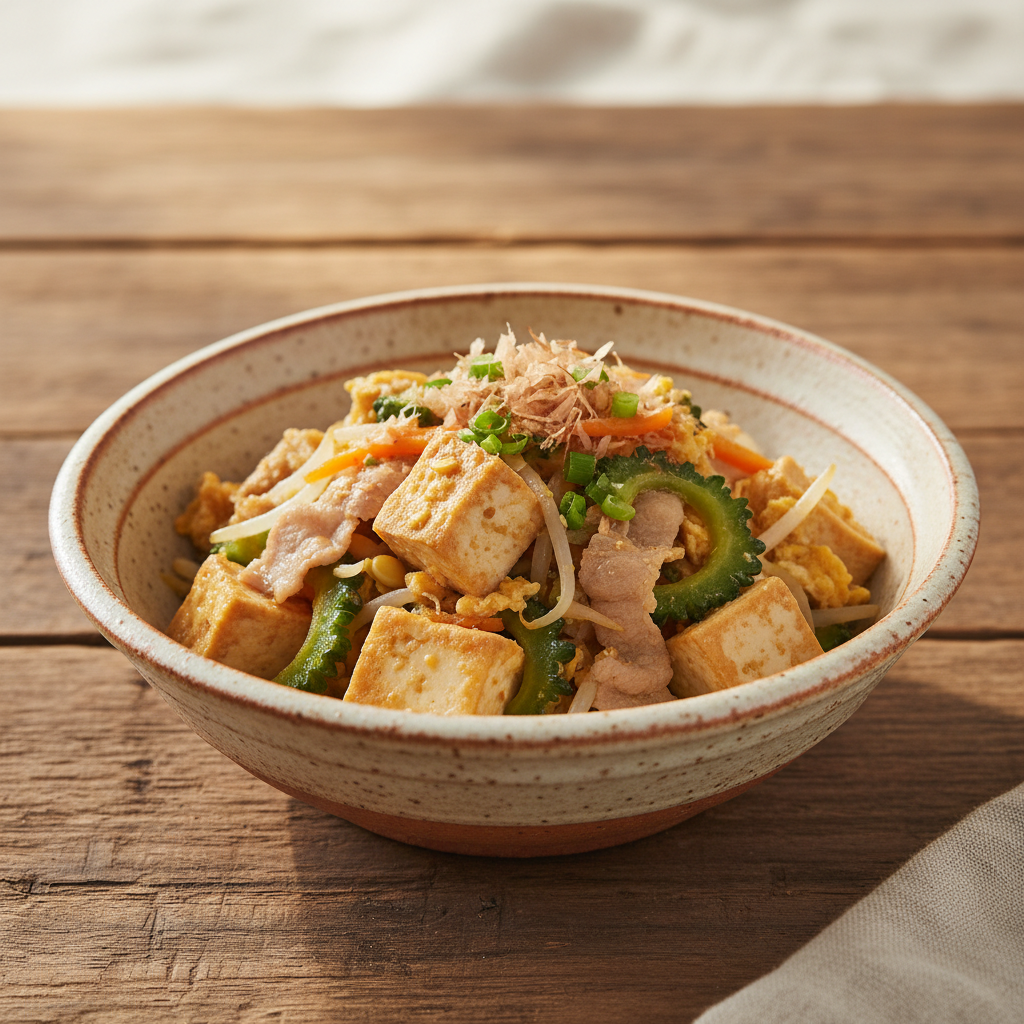 Ảnh món Đậu phụ xào Tofu chanpuru