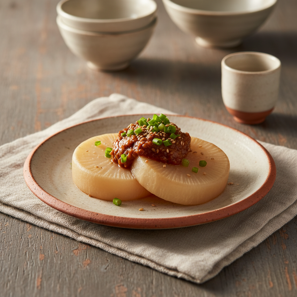 Ảnh món Củ cải hầm sốt miso Furofuki daikon