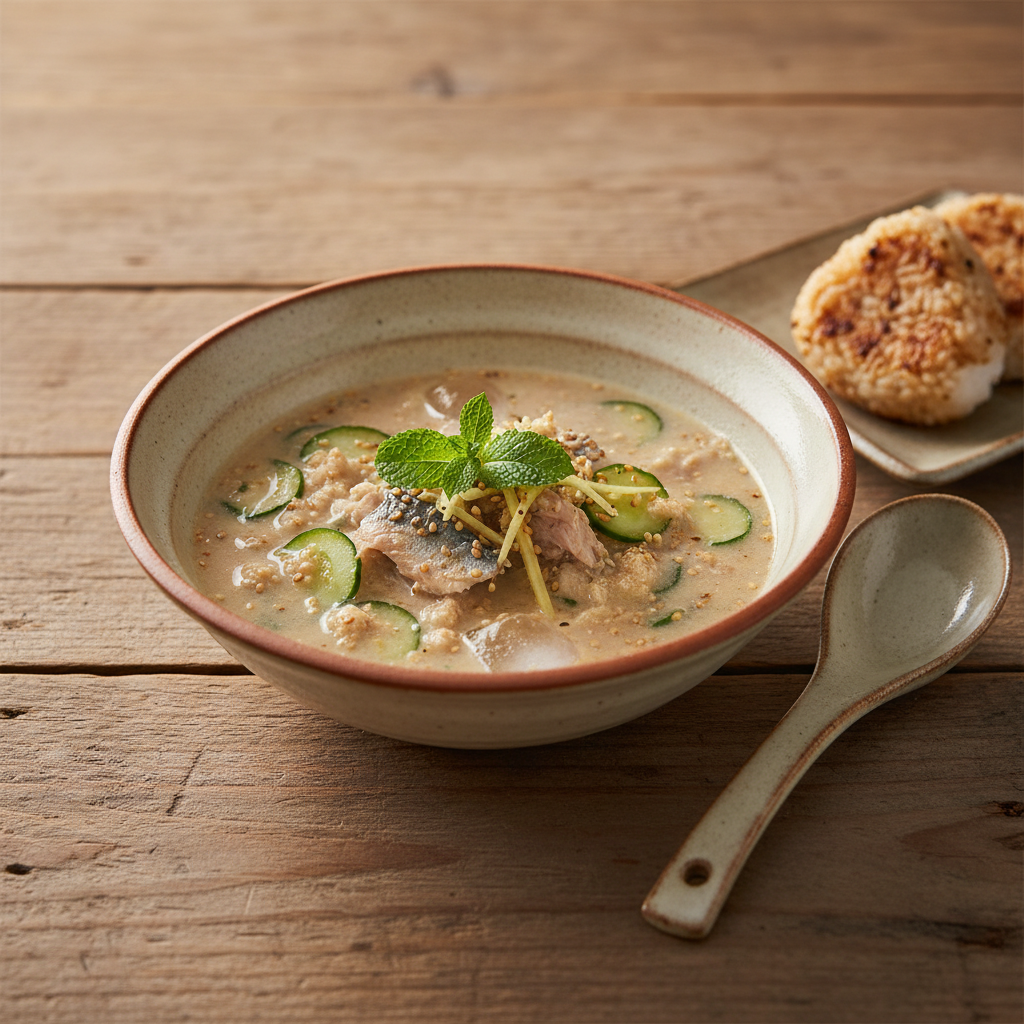 Ảnh món Canh miso lạnh Hiyajiru
