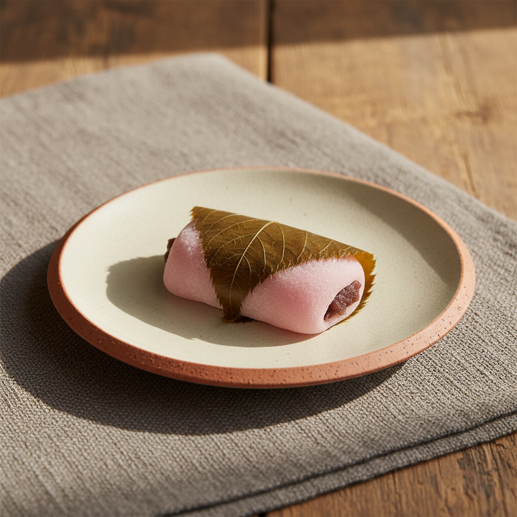 Ảnh món Bánh mochi lá anh đào Sakuramochi