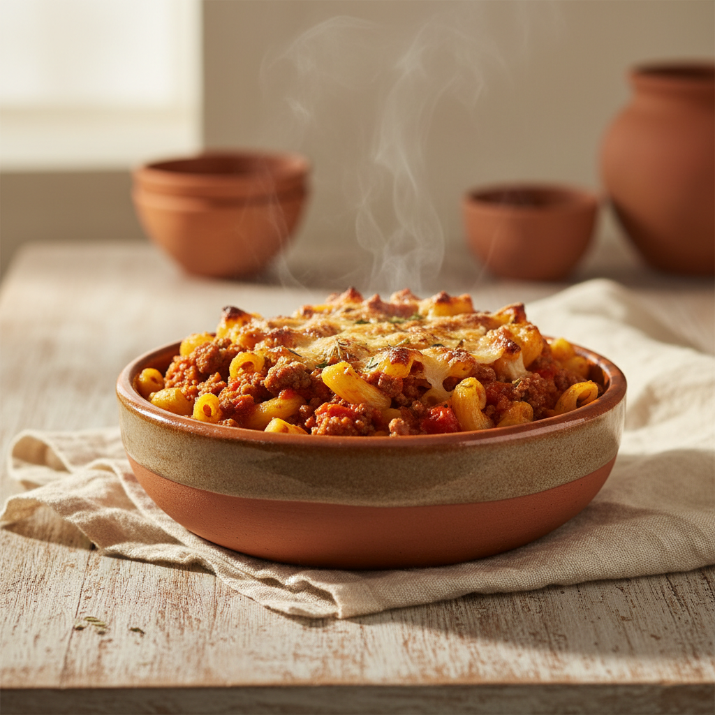 Ảnh món Mì ống nướng lò xốt thịt Pasta al forno