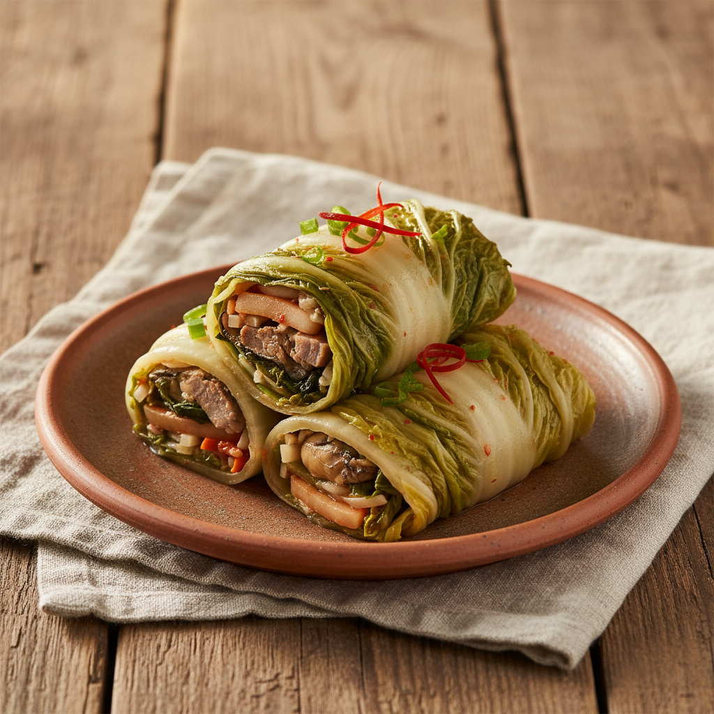 Ảnh món Kim chi cuốn Bossam