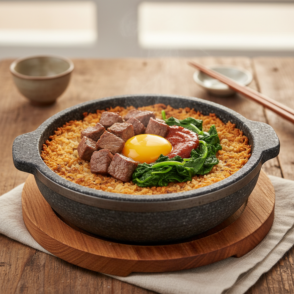 Ảnh món Cơm trộn nồi đá Dolsot bibimbap