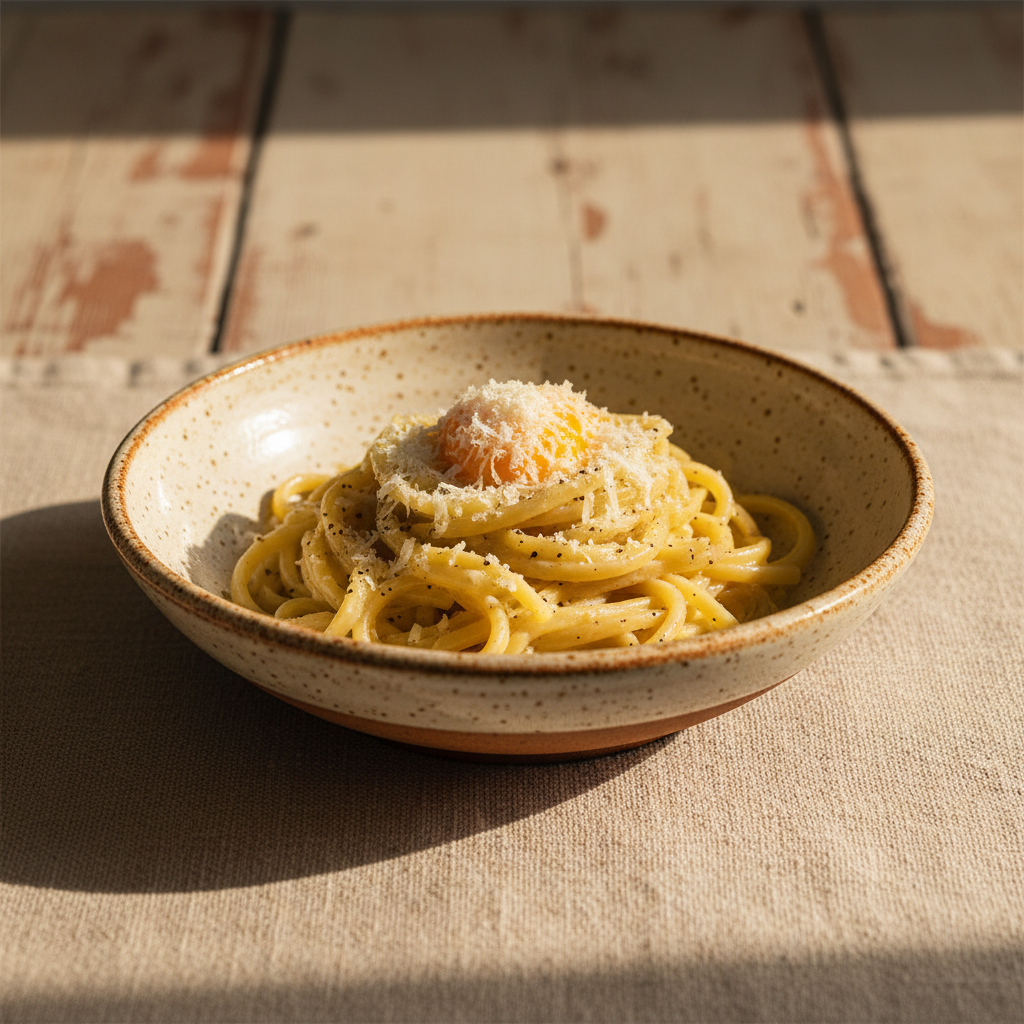 Ảnh món Mì tonnarelli phô mai tiêu Cacio e pepe