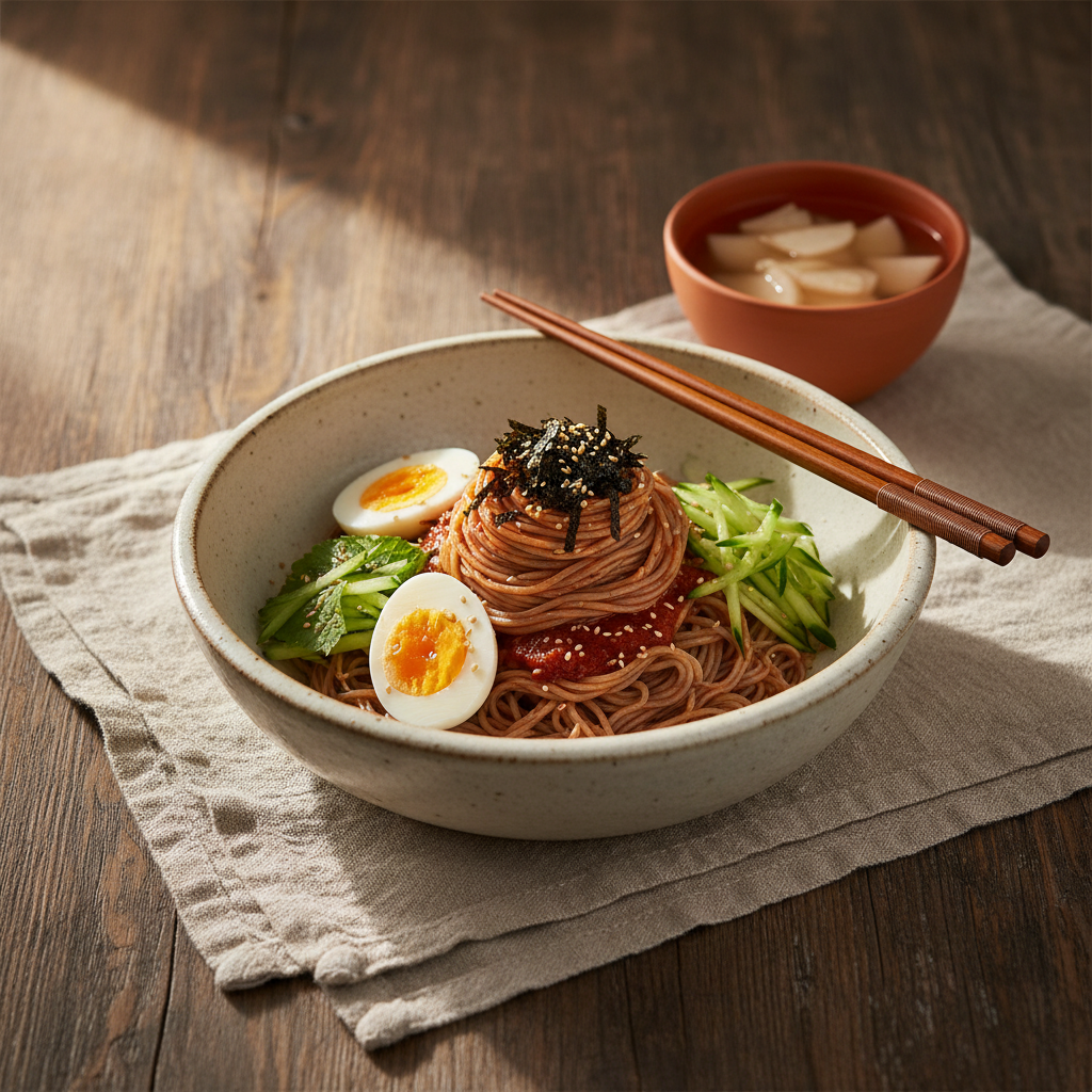 Ảnh món Mì kiều mạch trộn lạnh Makguksu
