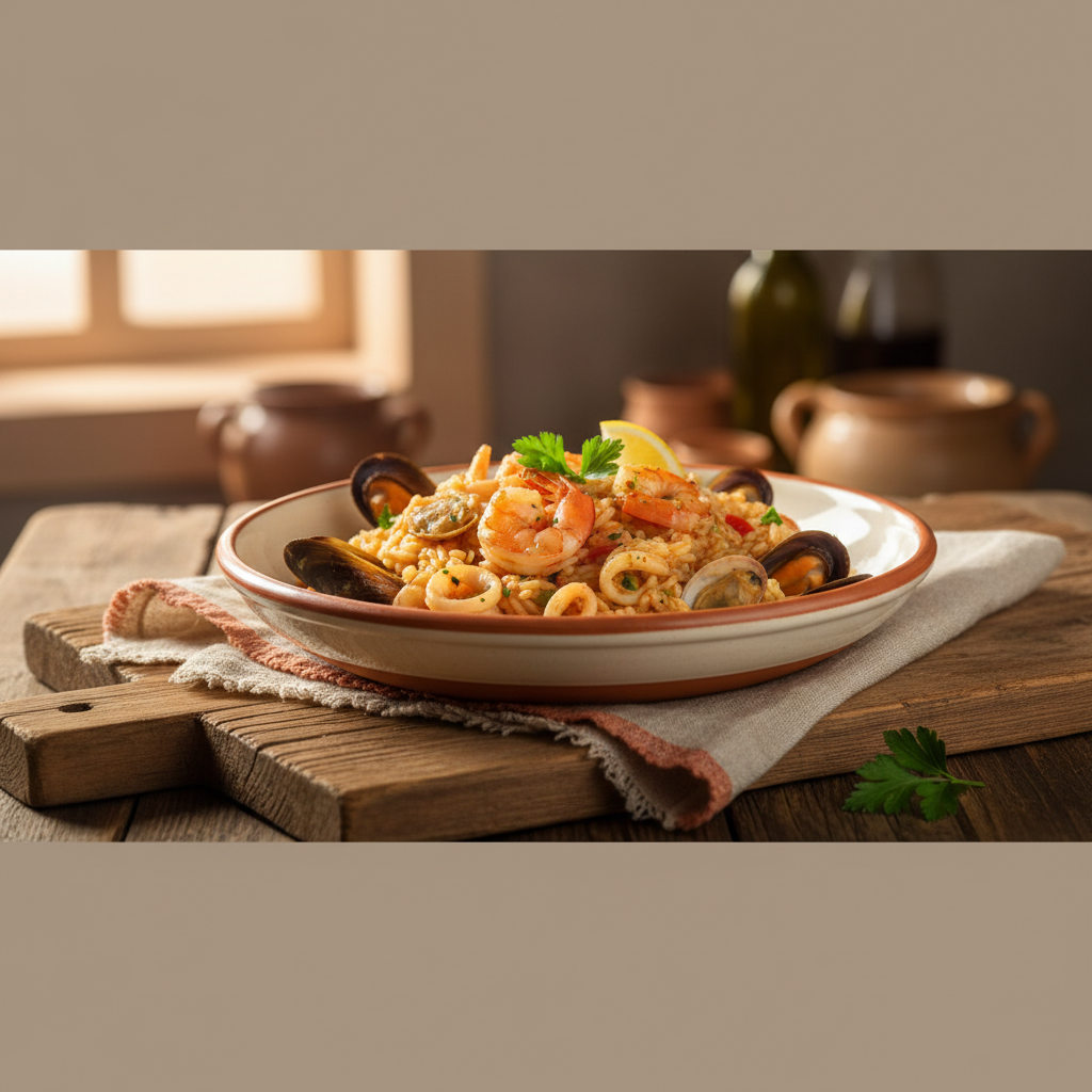Ảnh món Cơm risotto hải sản