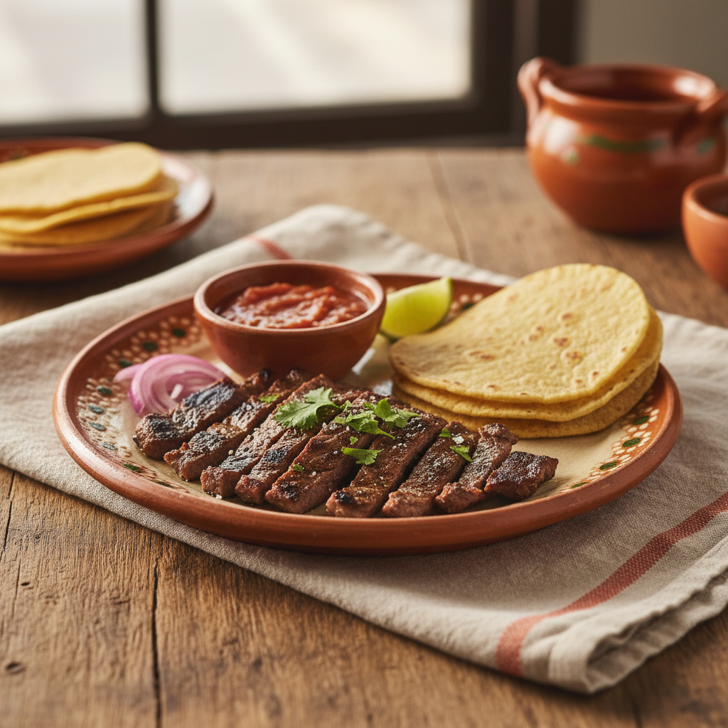 Ảnh món Bò nướng than kiểu Mexico