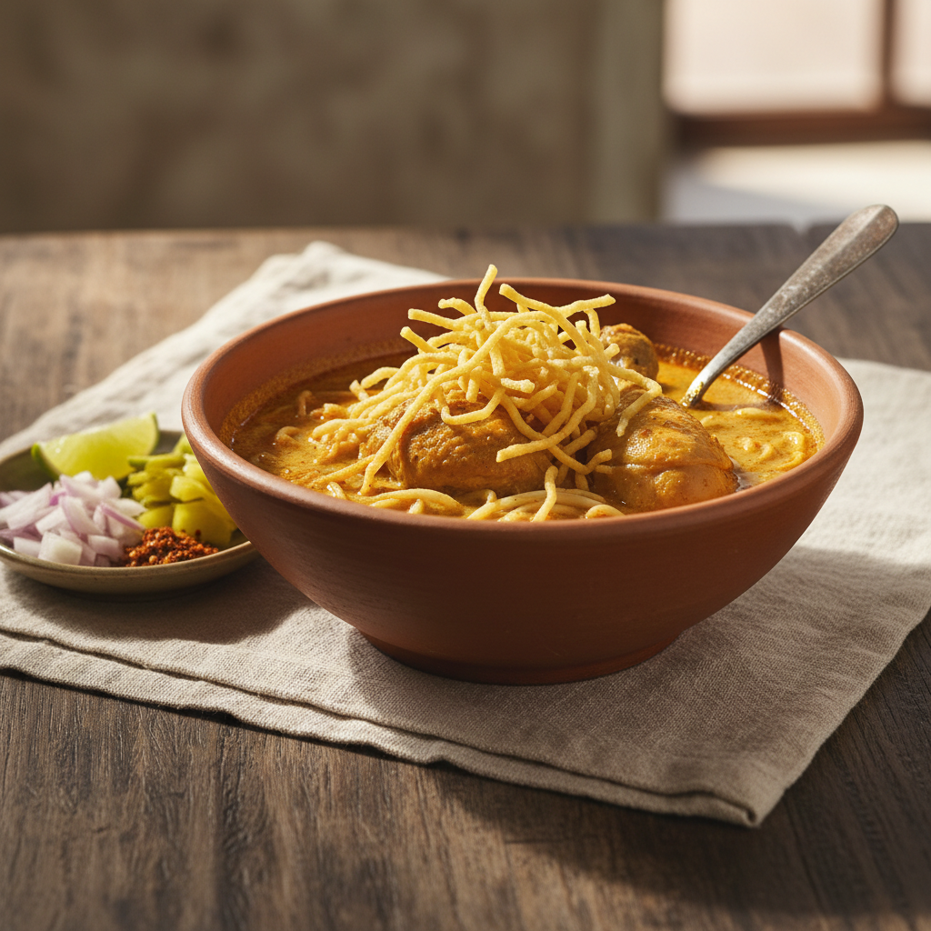 Ảnh món Mì cà ri Khao soi Mae Sai