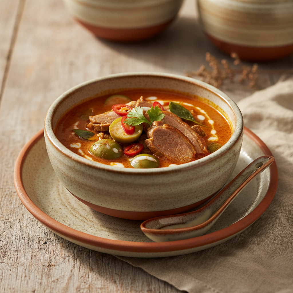 Ảnh món Cà ri đỏ Kaeng phet