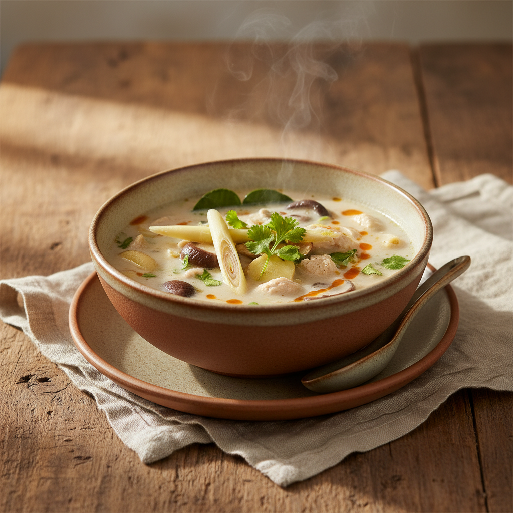 Ảnh món Canh gà nước cốt dừa Tom kha kai