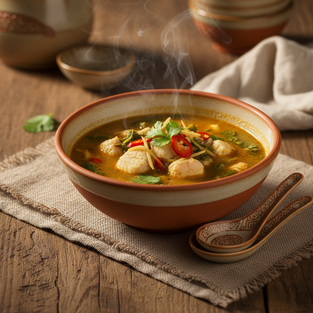 Ảnh món Canh chua gừng Tom som