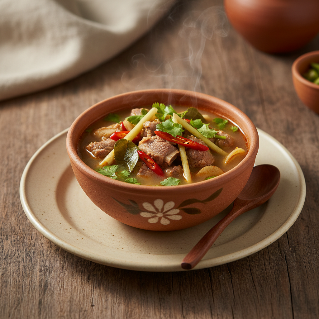 Ảnh món Canh cay Isan Tom saep