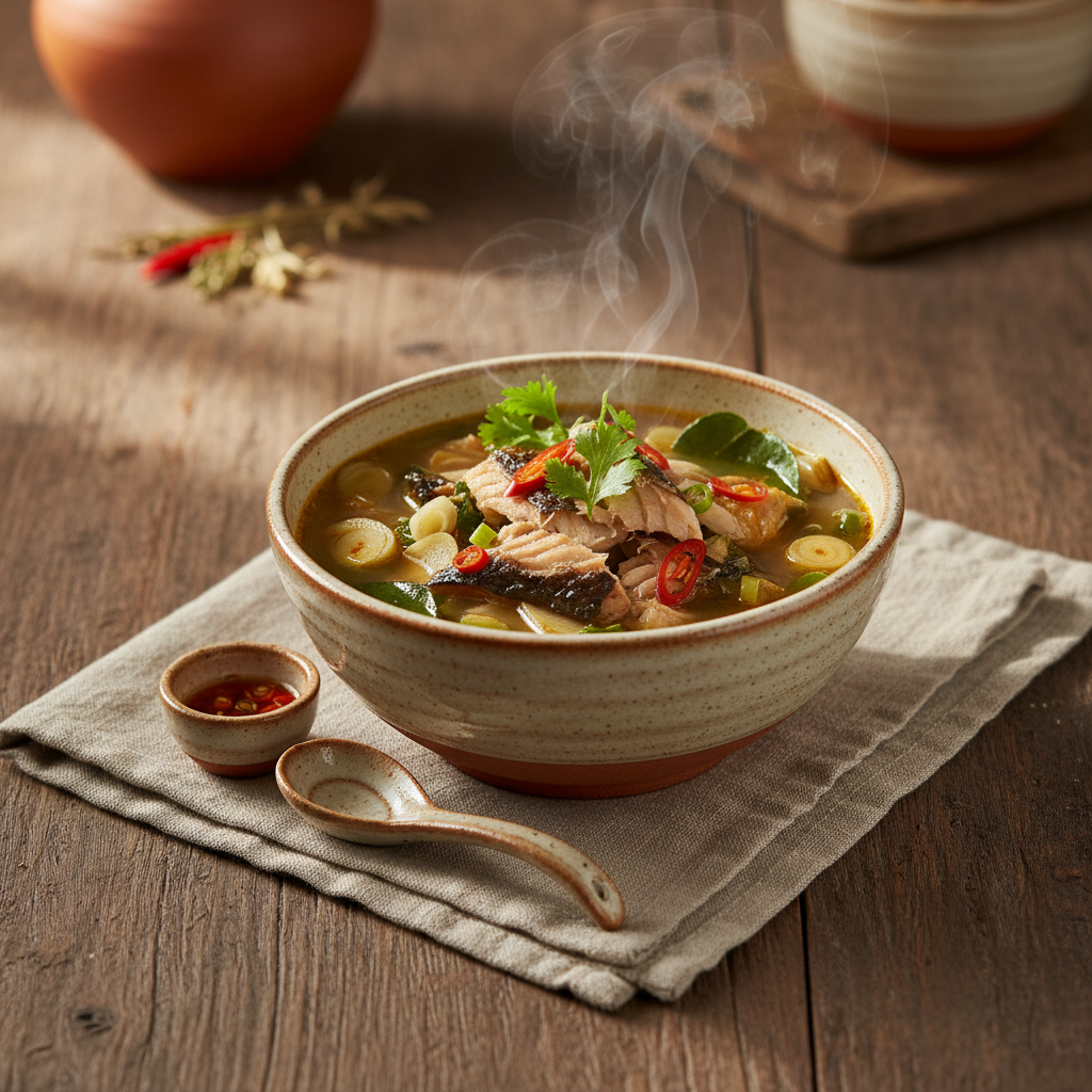 Ảnh món Canh chua cay khói Tom klong