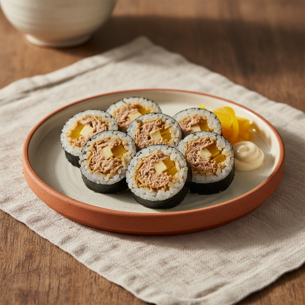 Ảnh món Cơm cuốn cá ngừ mayonnaise Tuna gimbap