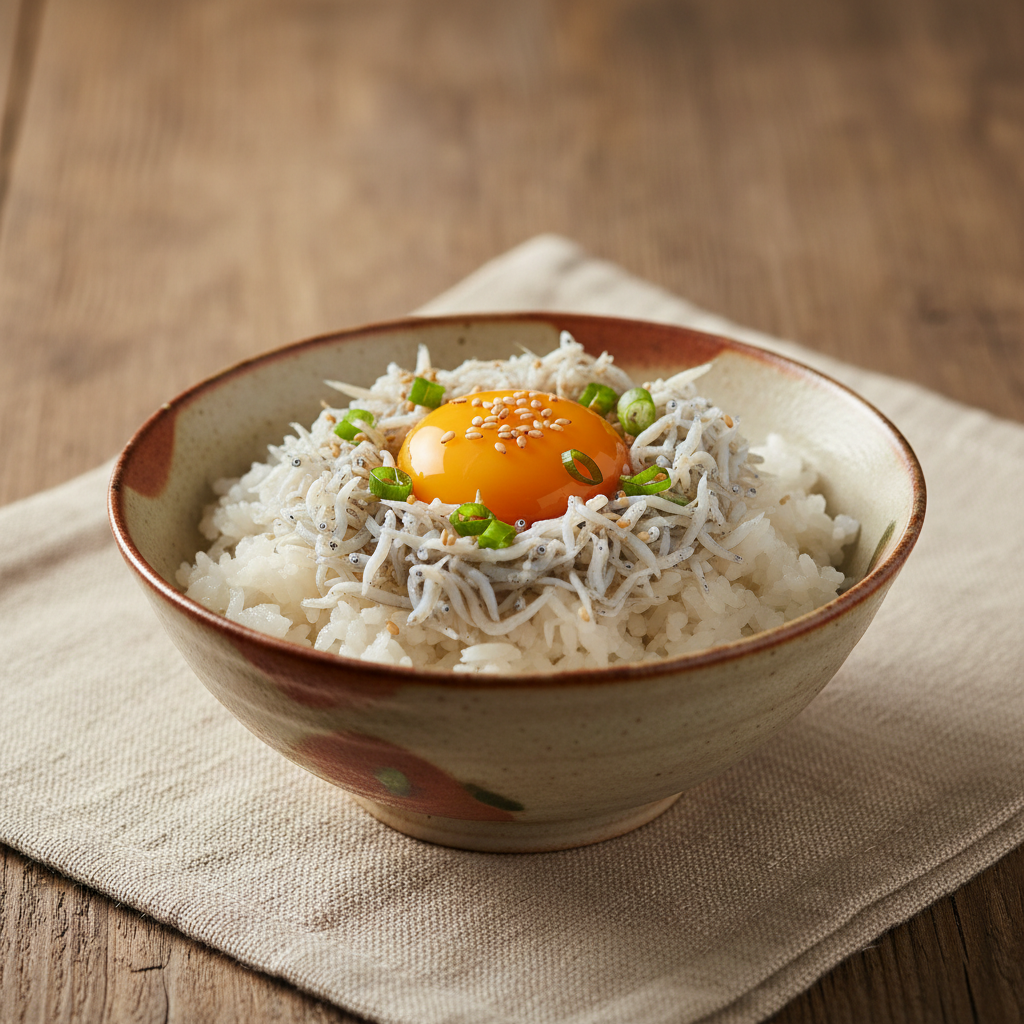 Ảnh món Cơm cá cơm trắng Shirasu don