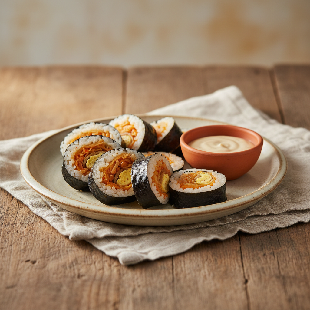 Ảnh món Cơm cuốn kimchi xào Kimchi gimbap