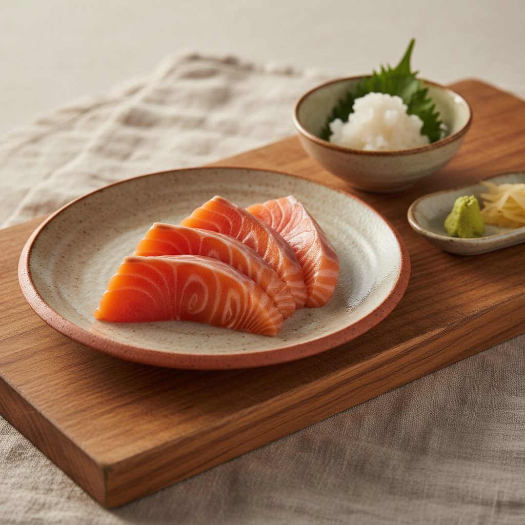 Ảnh món Sashimi cá hồi