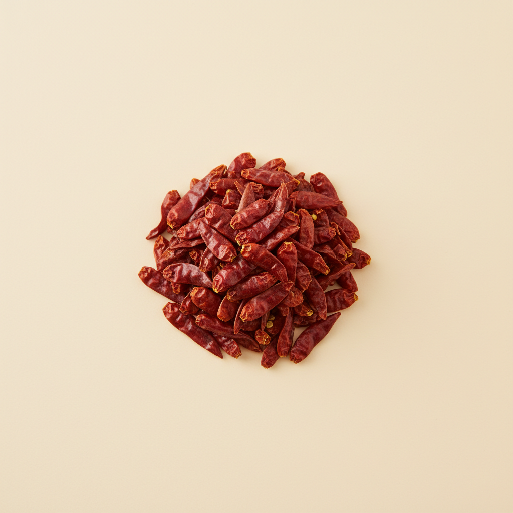 Photograph of Sichuan dried chili peppers