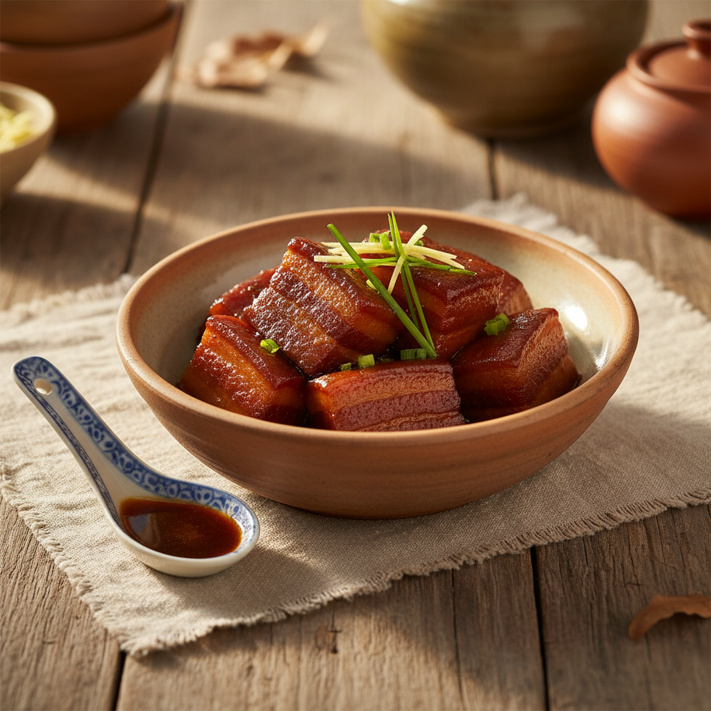 Ảnh món Thịt ba chỉ kho tàu Thượng Hải