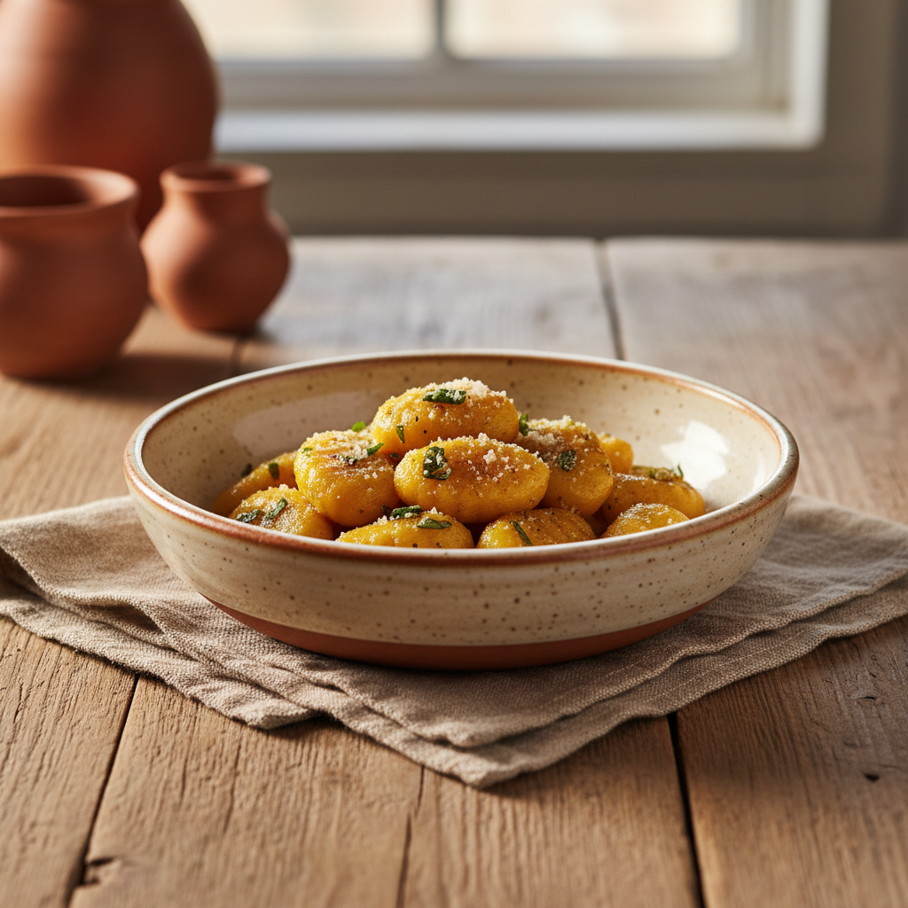 Ảnh món Gnocchi bí đỏ