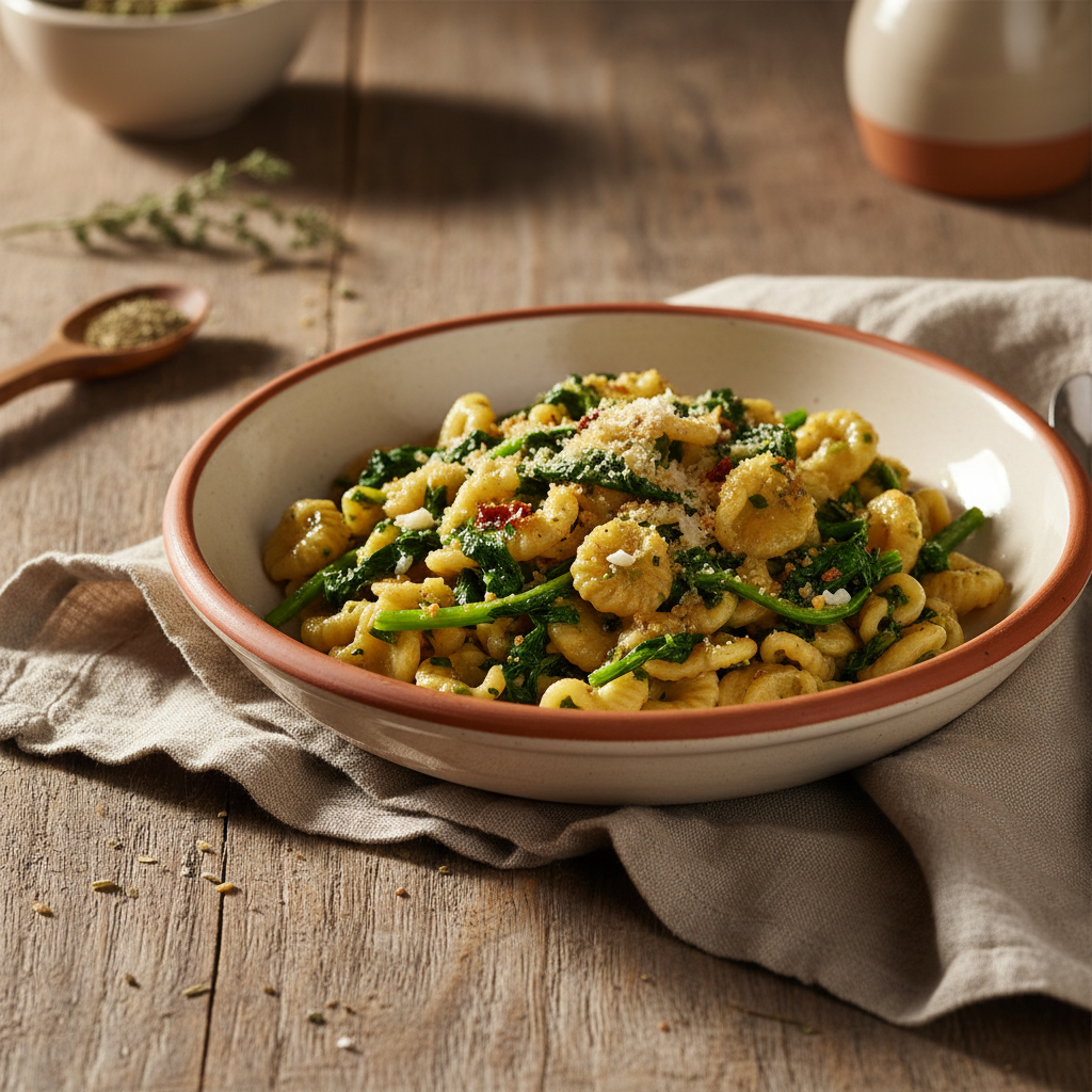 Ảnh món Mì cavatelli cải rapa